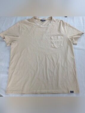 Ben Sherman Beige Short-Sleeve Pocket T-Shirt - Men's Casual Tee